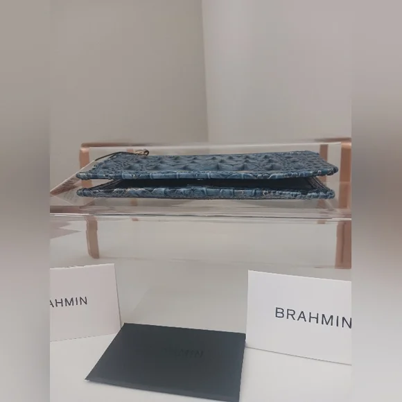 NWT Brahmin - Ady Wallet Mindful Grey Acoustic Wallet - Picture 10 of 10